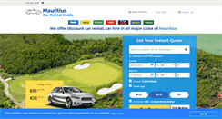 Desktop Screenshot of mauritius-carrental.com